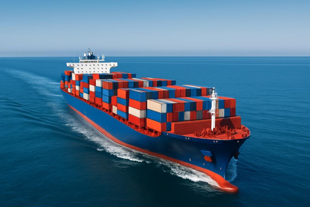 Modern marine technology vessel at sea representing SeaTec maritime solutions and innovation