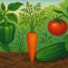 Assorted easy-to-grow vegetables in a garden bed, ideal for beginner gardeners