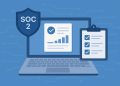 SOC 2 compliance software dashboard automating audit processes with security and analytics features