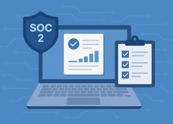 SOC 2 compliance software dashboard automating audit processes with security and analytics features