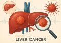 Illustration of liver cancer highlighting early detection and disease awareness concepts