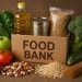 Fresh produce and pantry supplies at a local food bank supporting community nutrition programs
